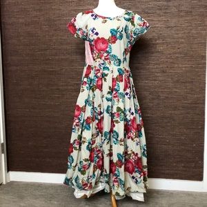 100% cotton full circle dress.